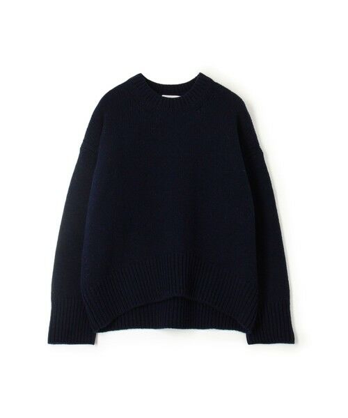 TOMORROWLAND / トゥモローランド ニット・セーター | ファインウール クルーネックプルオーバー(69 ネイビー)