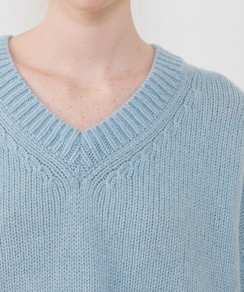 TOMORROWLAND / トゥモローランド ニット・セーター | ファインウール Vネックプルオーバー | 詳細13