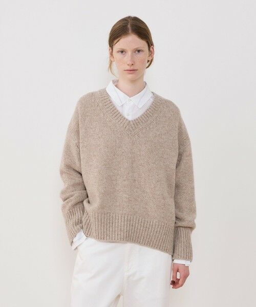 TOMORROWLAND / トゥモローランド ニット・セーター | ファインウール Vネックプルオーバー | 詳細2