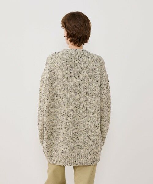 TOMORROWLAND / トゥモローランド カーディガン・ボレロ | セサミメランジ Vネックカーディガン | 詳細4