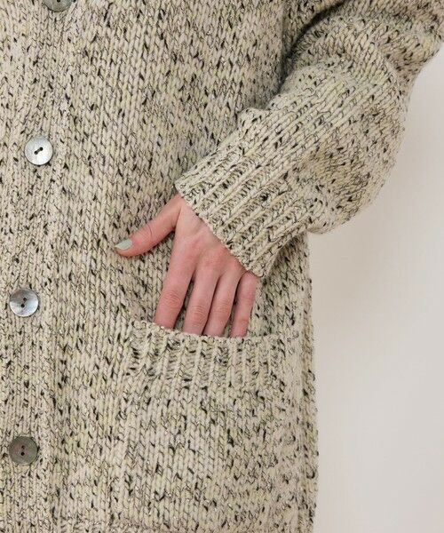 TOMORROWLAND / トゥモローランド カーディガン・ボレロ | セサミメランジ Vネックカーディガン | 詳細7
