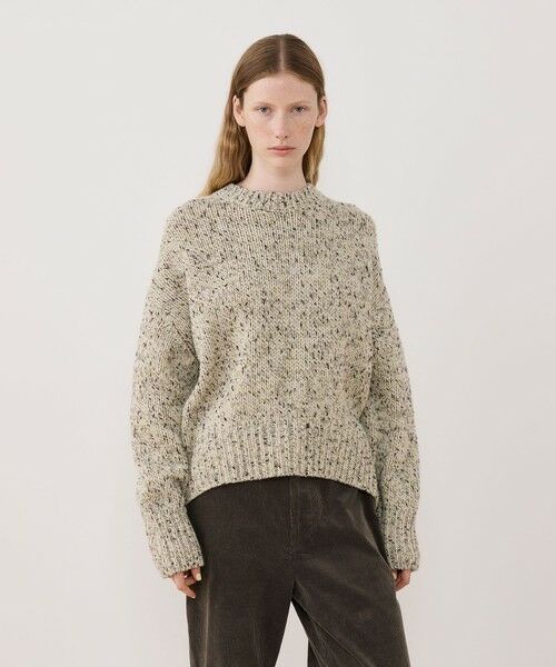TOMORROWLAND / トゥモローランド ニット・セーター | セサミメランジ クルーネックプルオーバー | 詳細2
