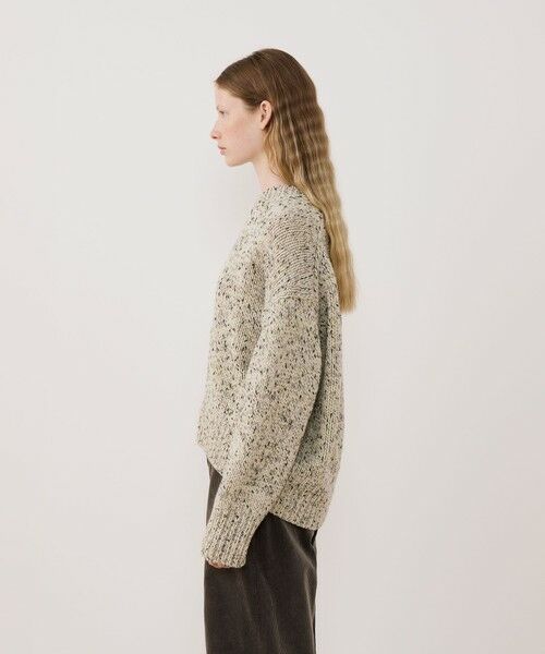 TOMORROWLAND / トゥモローランド ニット・セーター | セサミメランジ クルーネックプルオーバー | 詳細3
