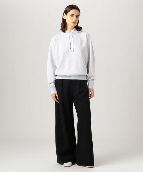 TOMORROWLAND / トゥモローランド パーカー | スビンバックパイルラメ ラグランスリーブフーディー | 詳細1