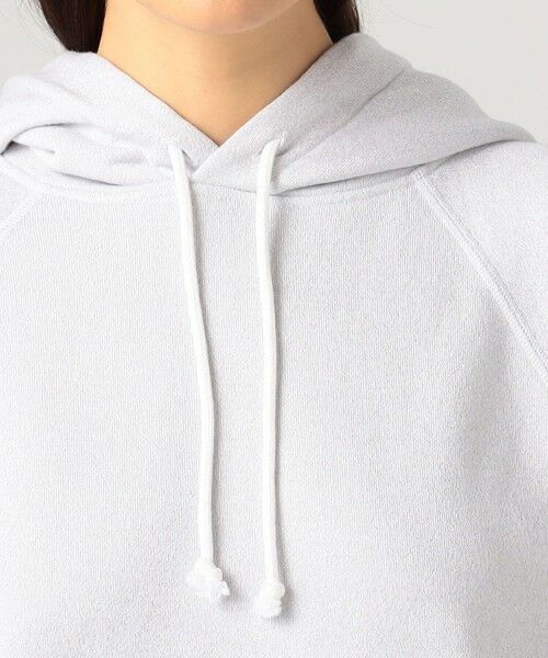 TOMORROWLAND / トゥモローランド パーカー | スビンバックパイルラメ ラグランスリーブフーディー | 詳細5