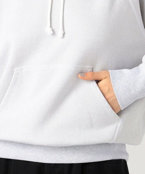 TOMORROWLAND / トゥモローランド パーカー | スビンバックパイルラメ ラグランスリーブフーディー | 詳細8