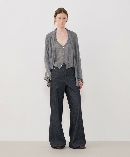 TOMORROWLAND / トゥモローランド カーディガン・ボレロ | レーヨンカシミヤジャージー フロントオープンカーディガン | 詳細1