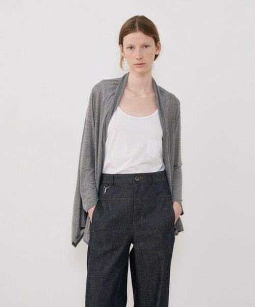 TOMORROWLAND / トゥモローランド カーディガン・ボレロ | レーヨンカシミヤジャージー フロントオープンカーディガン | 詳細2