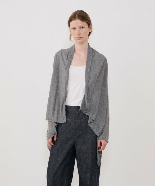 TOMORROWLAND / トゥモローランド カーディガン・ボレロ | レーヨンカシミヤジャージー フロントオープンカーディガン | 詳細3