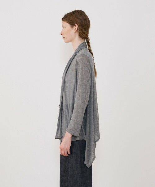 TOMORROWLAND / トゥモローランド カーディガン・ボレロ | レーヨンカシミヤジャージー フロントオープンカーディガン | 詳細4