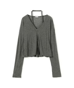 TOMORROWLAND / トゥモローランド カーディガン・ボレロ | レーヨンカシミヤジャージー ホルターネックコンビカーディガン