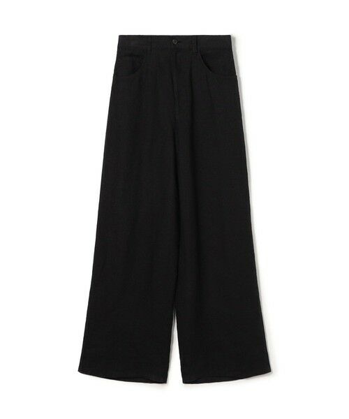 TOMORROWLAND / トゥモローランド その他パンツ | ブラッシュドリネン リラックスフィットパンツ(19 ブラック)