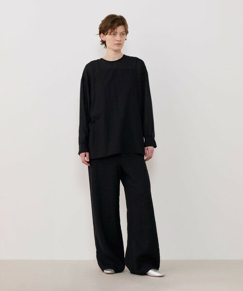 TOMORROWLAND / トゥモローランド その他パンツ | ブラッシュドリネン リラックスフィットパンツ | 詳細1