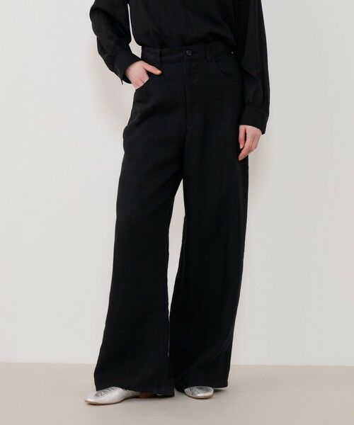 TOMORROWLAND / トゥモローランド その他パンツ | ブラッシュドリネン リラックスフィットパンツ | 詳細2