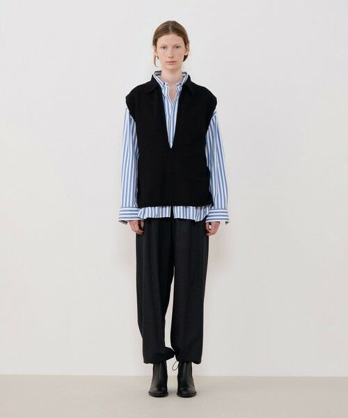 TOMORROWLAND / トゥモローランド その他パンツ | ウーステッドウールフラノ オーバルパンツ | 詳細1