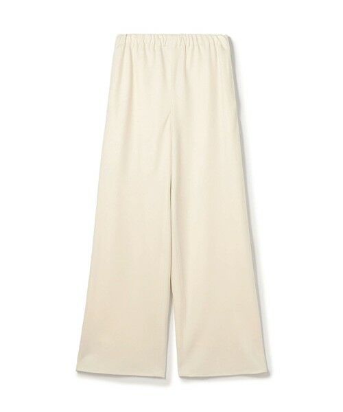 TOMORROWLAND/トゥモローランド 【WEB先行予約】ウールサキソニー イージーワイドパンツ 11 ホワイト 32(5号)