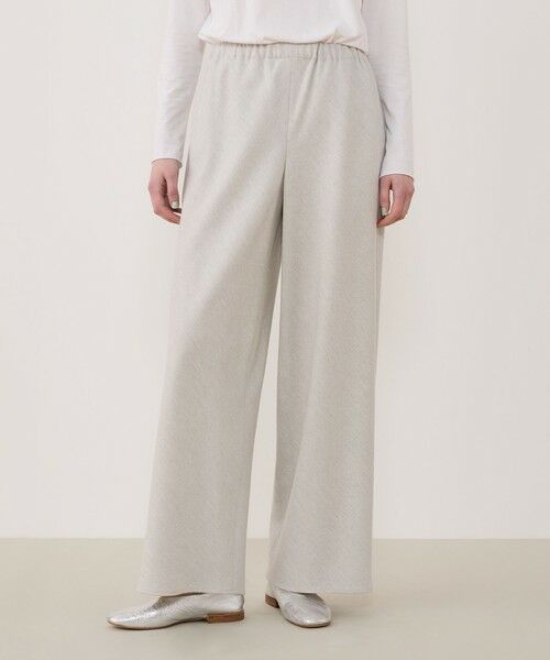TOMORROWLAND / トゥモローランド その他パンツ | ウールサキソニー イージーワイドパンツ | 詳細2