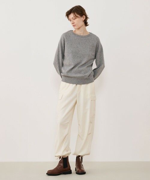 TOMORROWLAND / トゥモローランド カーゴパンツ | ウールサキソニー イージーカーゴパンツ | 詳細1