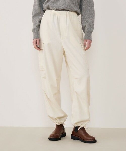 TOMORROWLAND / トゥモローランド カーゴパンツ | ウールサキソニー イージーカーゴパンツ | 詳細2