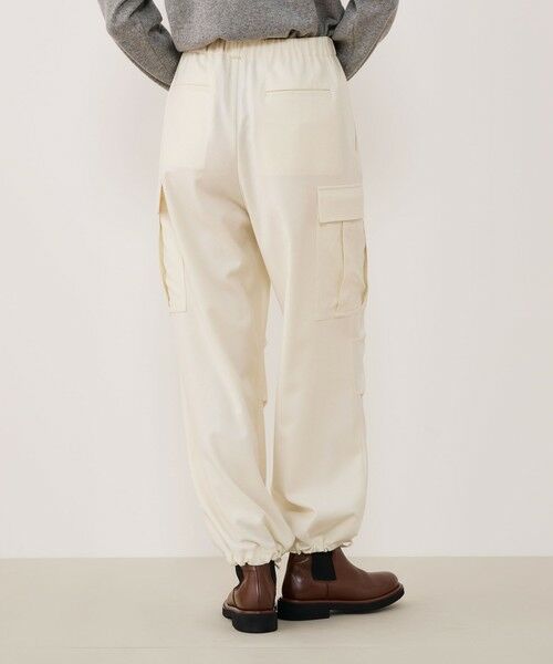 TOMORROWLAND / トゥモローランド カーゴパンツ | ウールサキソニー イージーカーゴパンツ | 詳細4