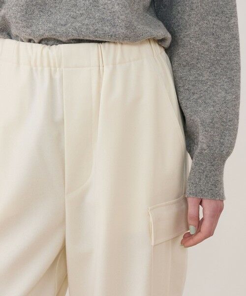 TOMORROWLAND / トゥモローランド カーゴパンツ | ウールサキソニー イージーカーゴパンツ | 詳細5