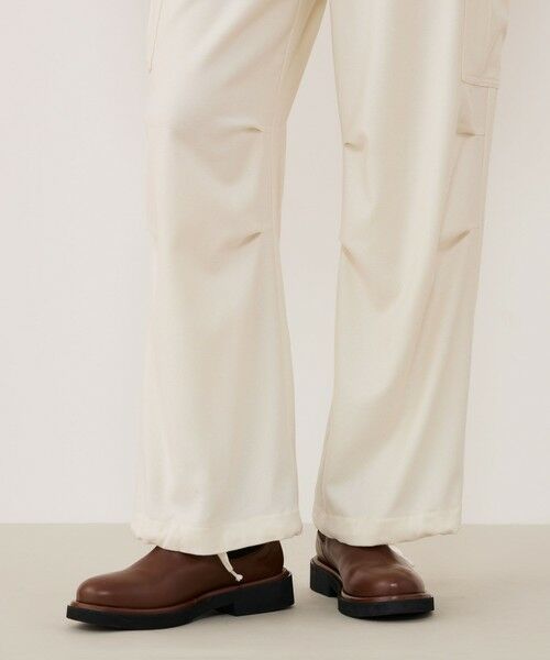 TOMORROWLAND / トゥモローランド カーゴパンツ | ウールサキソニー イージーカーゴパンツ | 詳細9