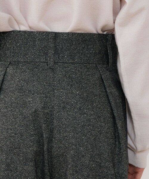 TOMORROWLAND / トゥモローランド スラックス・ドレスパンツ | モノフラノ ワンサイドタックスラックス | 詳細7