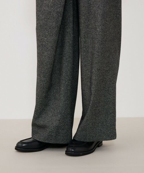 TOMORROWLAND / トゥモローランド スラックス・ドレスパンツ | モノフラノ ワンサイドタックスラックス | 詳細8