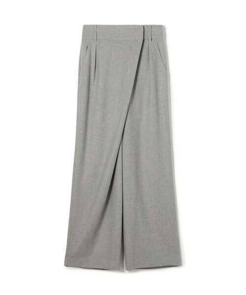 TOMORROWLAND / トゥモローランド スラックス・ドレスパンツ | グリッターストライプ ワンサイドタックスラックス(16 グレー系)