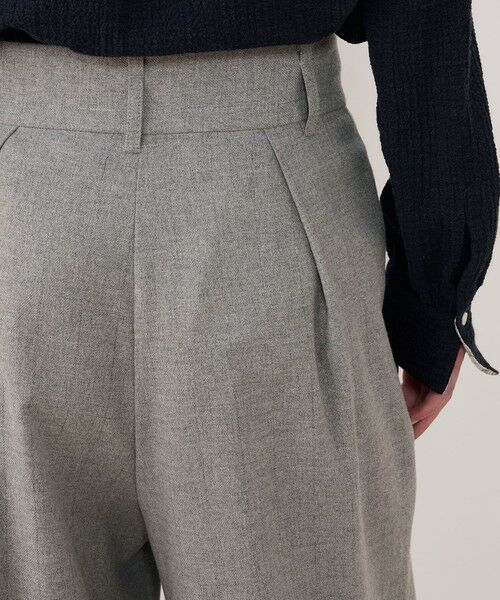 TOMORROWLAND / トゥモローランド スラックス・ドレスパンツ | グリッターストライプ ワンサイドタックスラックス | 詳細6