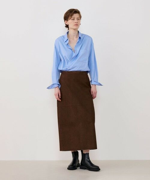 TOMORROWLAND / トゥモローランド ロング・マキシ丈スカート | プライムヌバック Aラインロングスカート | 詳細1