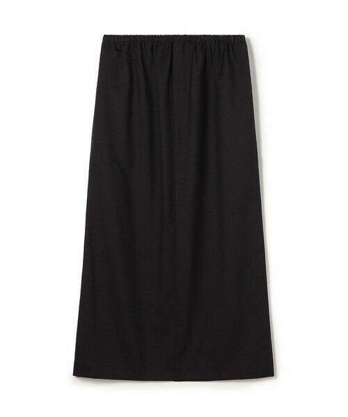 TOMORROWLAND / トゥモローランド ロング・マキシ丈スカート | ウォッシャブルギャバジン イージーロングスカート(16 ブラック系)