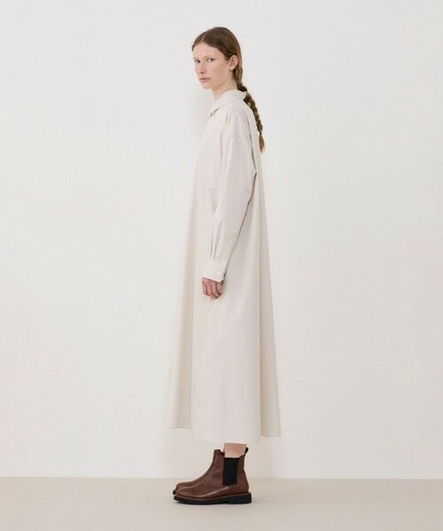 TOMORROWLAND / トゥモローランド ロング・マキシ丈ワンピース | スムースドライコットン バックタックシャツワンピース | 詳細2
