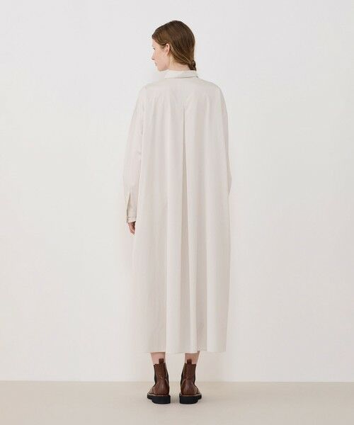 TOMORROWLAND / トゥモローランド ロング・マキシ丈ワンピース | スムースドライコットン バックタックシャツワンピース | 詳細3