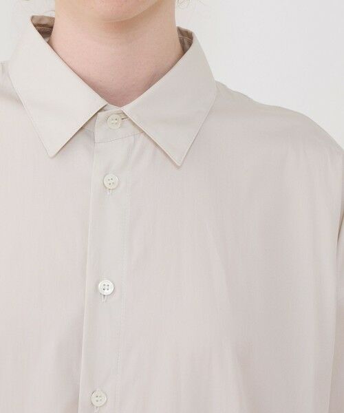 TOMORROWLAND / トゥモローランド ロング・マキシ丈ワンピース | スムースドライコットン バックタックシャツワンピース | 詳細4