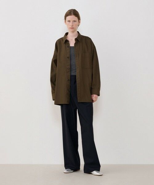 TOMORROWLAND / トゥモローランド ミリタリージャケット・コート | ストーンウェーブコットン オーバーシャツブルゾン | 詳細1