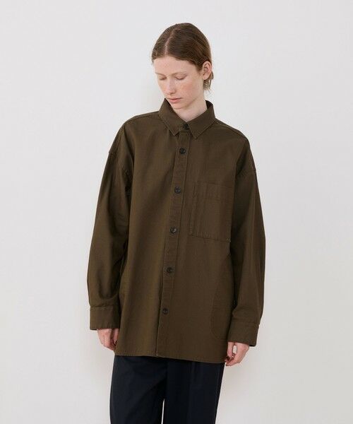 TOMORROWLAND / トゥモローランド ミリタリージャケット・コート | ストーンウェーブコットン オーバーシャツブルゾン | 詳細2