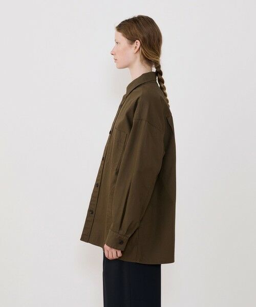 TOMORROWLAND / トゥモローランド ミリタリージャケット・コート | ストーンウェーブコットン オーバーシャツブルゾン | 詳細3