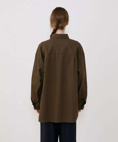 TOMORROWLAND / トゥモローランド ミリタリージャケット・コート | ストーンウェーブコットン オーバーシャツブルゾン | 詳細4