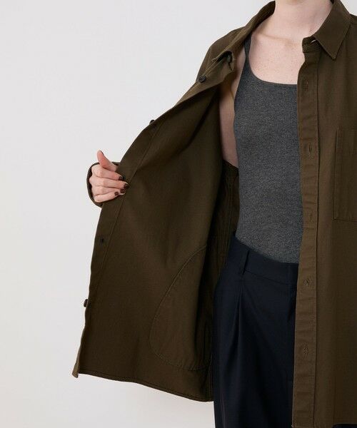 TOMORROWLAND / トゥモローランド ミリタリージャケット・コート | ストーンウェーブコットン オーバーシャツブルゾン | 詳細5