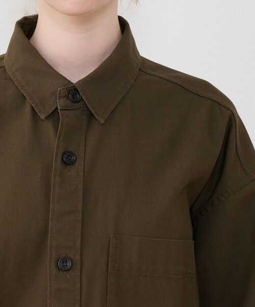 TOMORROWLAND / トゥモローランド ミリタリージャケット・コート | ストーンウェーブコットン オーバーシャツブルゾン | 詳細6