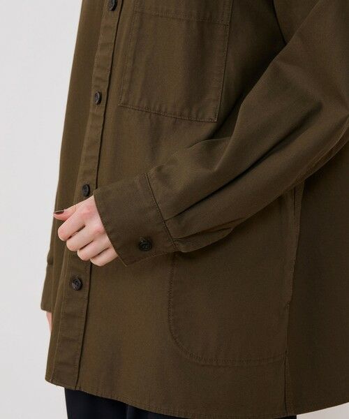 TOMORROWLAND / トゥモローランド ミリタリージャケット・コート | ストーンウェーブコットン オーバーシャツブルゾン | 詳細7