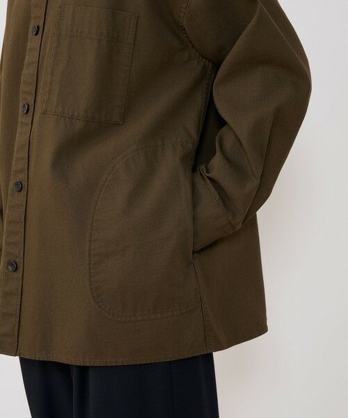 TOMORROWLAND / トゥモローランド ミリタリージャケット・コート | ストーンウェーブコットン オーバーシャツブルゾン | 詳細8