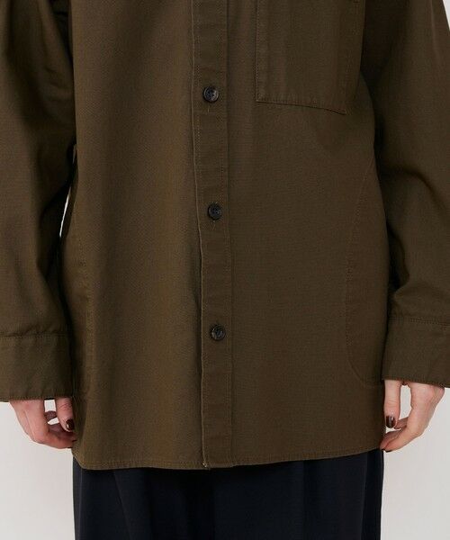 TOMORROWLAND / トゥモローランド ミリタリージャケット・コート | ストーンウェーブコットン オーバーシャツブルゾン | 詳細9
