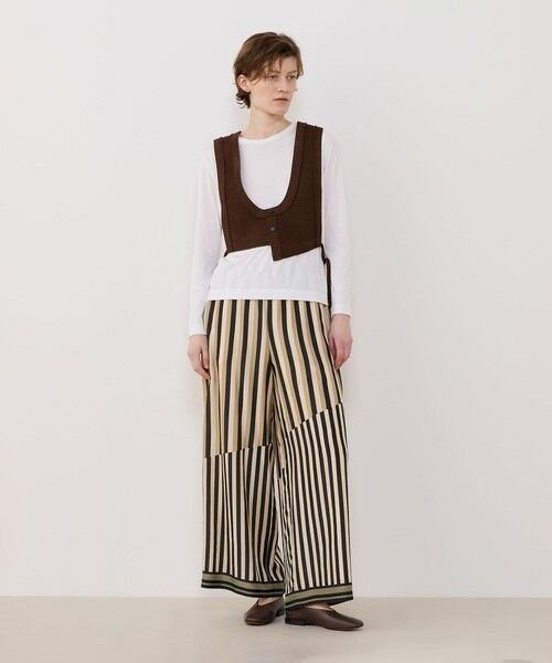 TOMORROWLAND / トゥモローランド ベスト | プライムヌバック アシンメトリーベスト | 詳細1