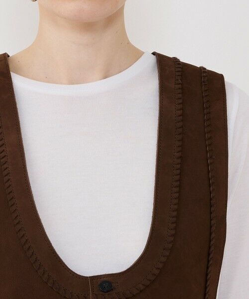 TOMORROWLAND / トゥモローランド ベスト | プライムヌバック アシンメトリーベスト | 詳細5