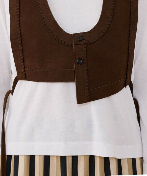 TOMORROWLAND / トゥモローランド ベスト | プライムヌバック アシンメトリーベスト | 詳細7