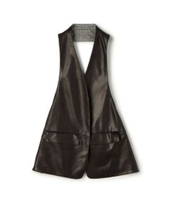 TOMORROWLAND / トゥモローランド ベスト | スムースカーフ カラーレスベスト