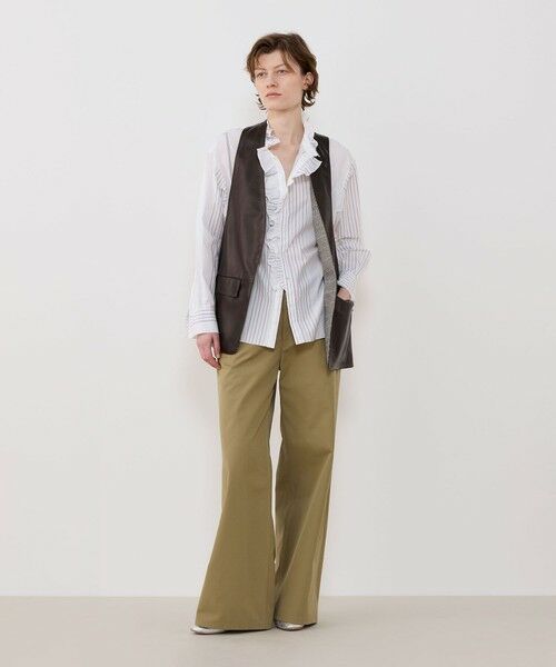 TOMORROWLAND / トゥモローランド ベスト | スムースカーフ カラーレスベスト | 詳細1