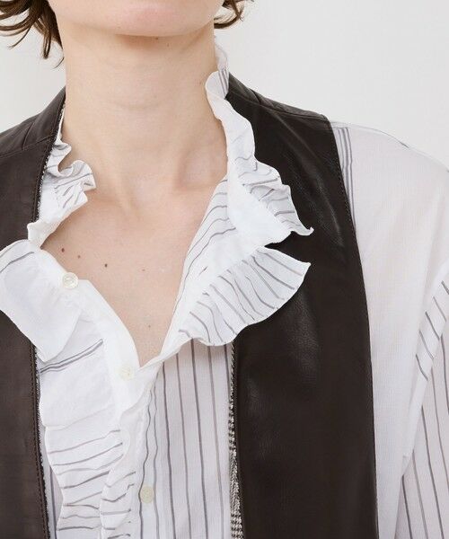 TOMORROWLAND / トゥモローランド ベスト | スムースカーフ カラーレスベスト | 詳細7